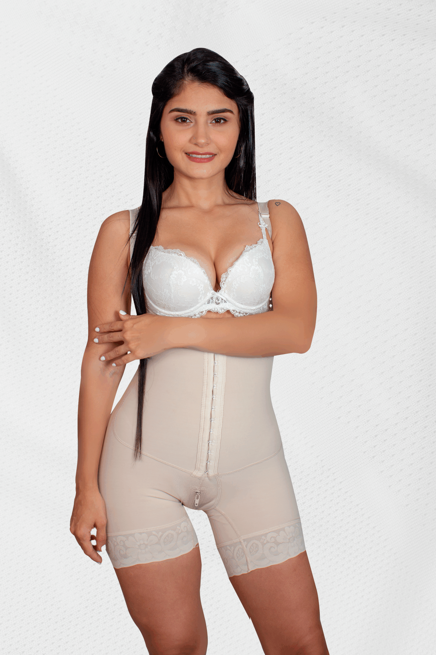 Faja busto libre corta broches – Fajas Divina